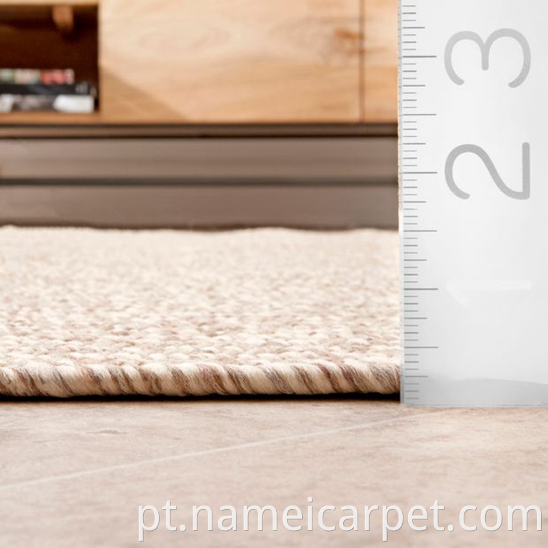 Pp Polypropylene Braided Woven Indoor Outdoor Carpet Rug Floor Mats With Tassels 56